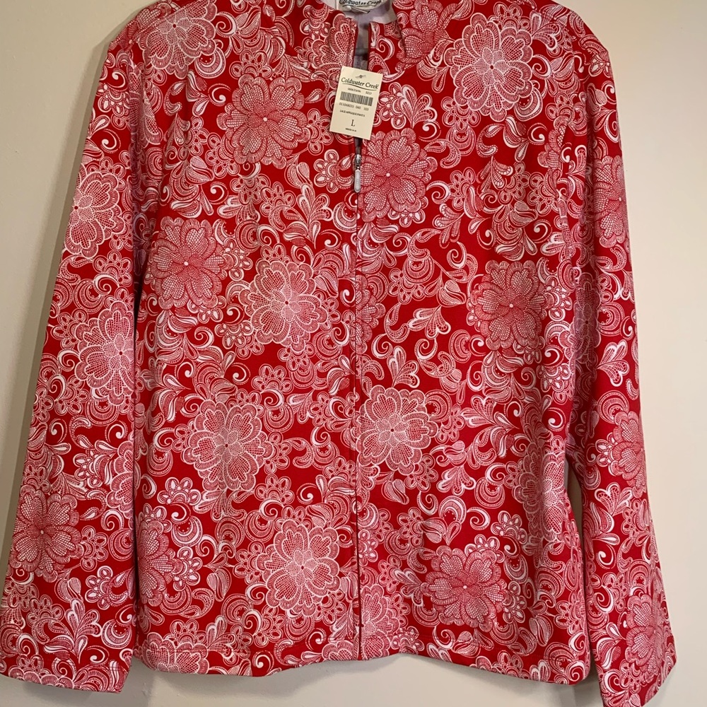 Beautiful spring jacket new with tags still on it from Coldwater Creek